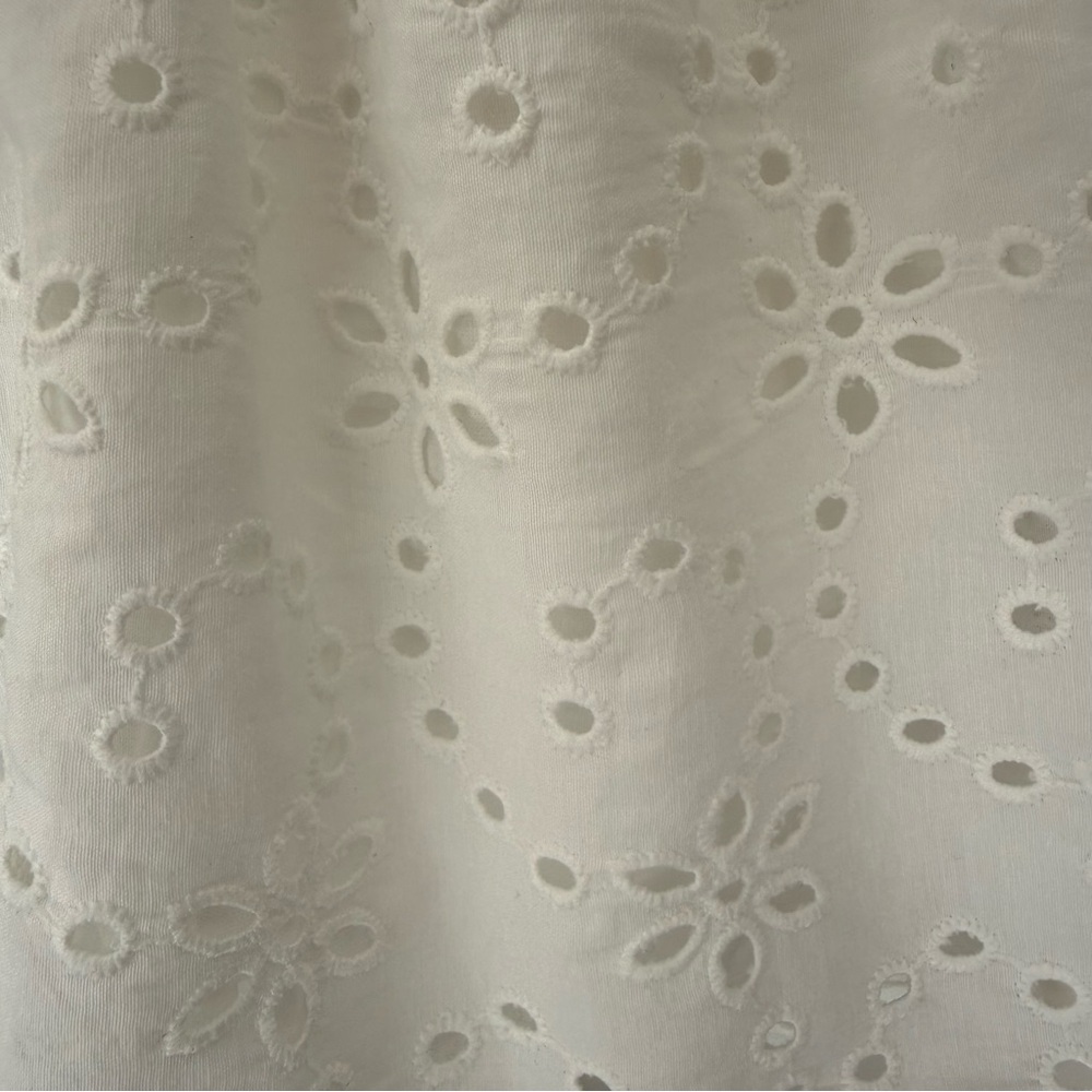 NWT Girl’s Zara White Eyelet Cotton Skirt - Picture 2 of 3